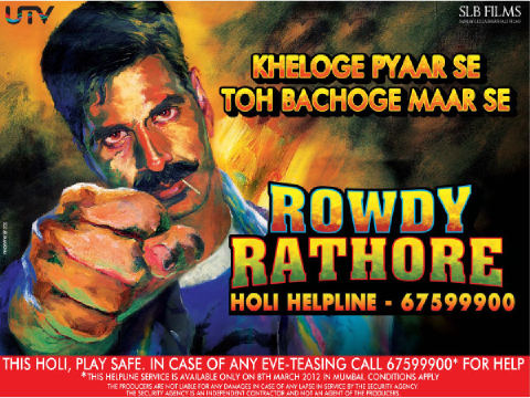 Rowdy Rathore Special Holi Poster