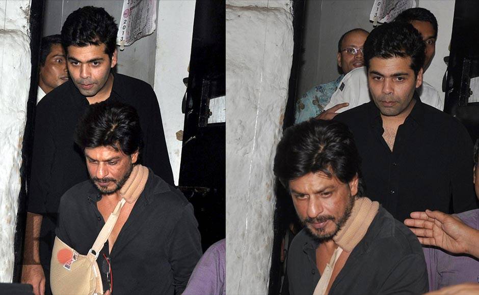 Shahrukh Khan parties with Karan & Malaika