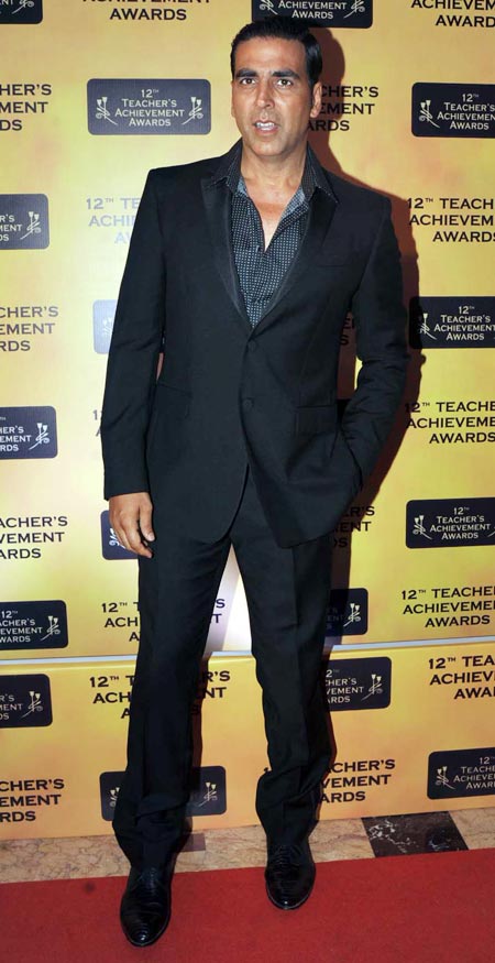 Akshay Kumar attends Teachers Awards