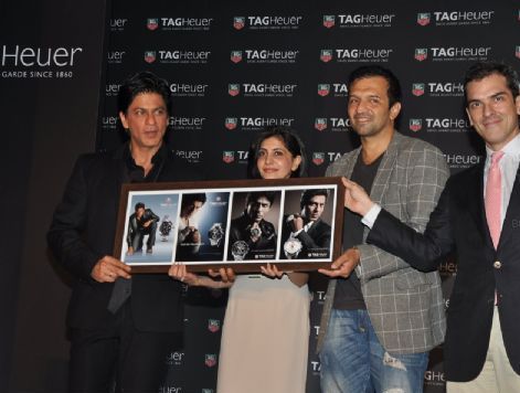 Shahrukh Khan promotes watch brand