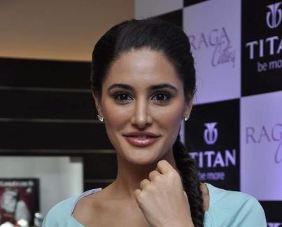 Nargis Fakhiri at Titan new Raga new collection launch