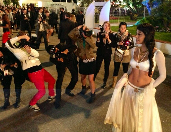 Sherlyn Chopra at Cannes