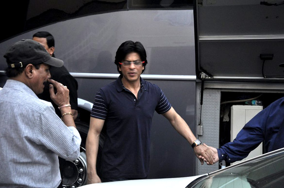 Shahrukh shooting in Mehboob Studios