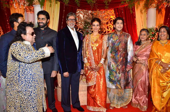 Bappa Lahiri's wedding reception
