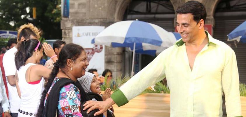 Akshay Kumar shooting in Mumbai