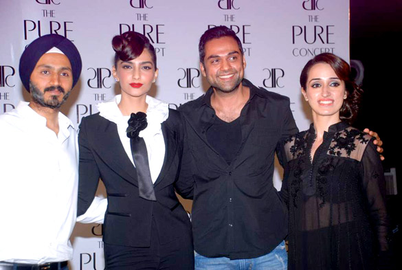 Abhay Deol & Sonam Kapoor at launch of PURE CONCEPT