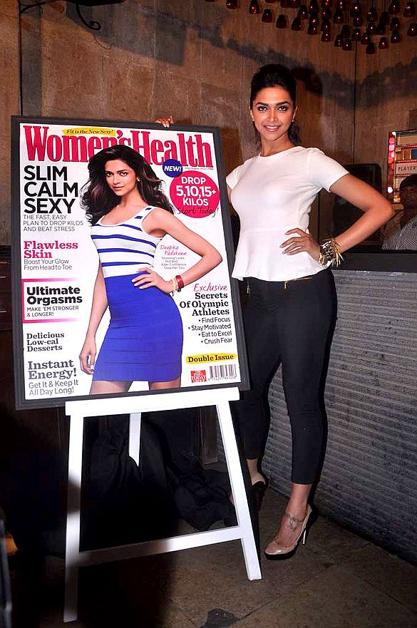 Deepika launches Womens Health Issue Launch