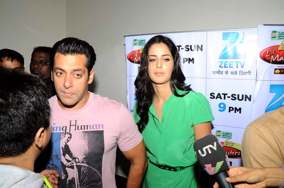 Salman Khan & Katrina Kaif visit sets of Little Masters