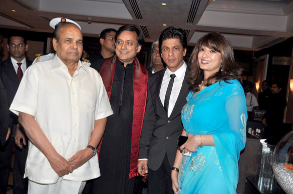 Shahrukh Khan at launch of book by Shashi Tharoor