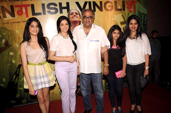 Sridevi at First look launch of ENGLISH VINGLISH
