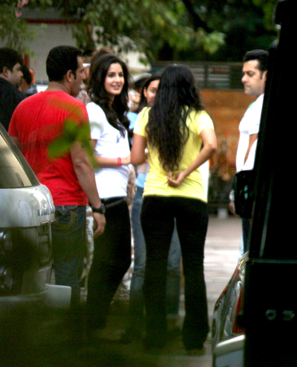 Salman & Katrina at special screening of EK THA TIGER in Yash Raj Studio
