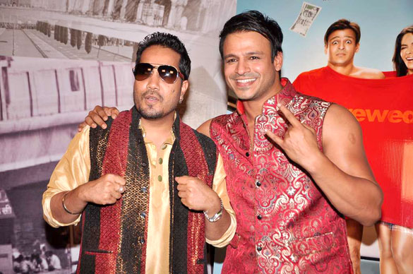 Vivek Oberoi & Mika on sets of Kismat Love Paia Dilli