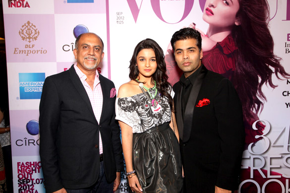 Student Of The Year Team at Vogue India Fashion Night Out At Emporio