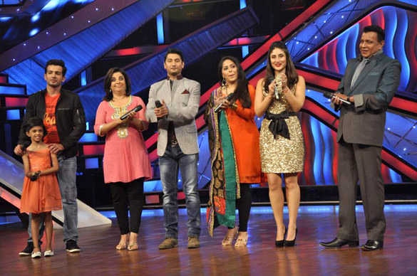 Kareena Kapoor on sets of Dance India Dance to promote HEROINE