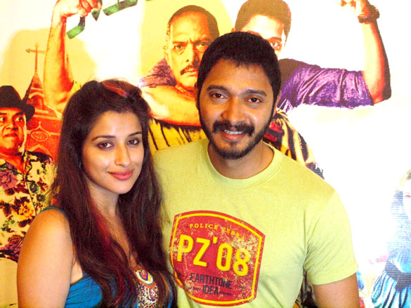 Cast of Kamaal Dhamaal Malamaal at promotinal event 