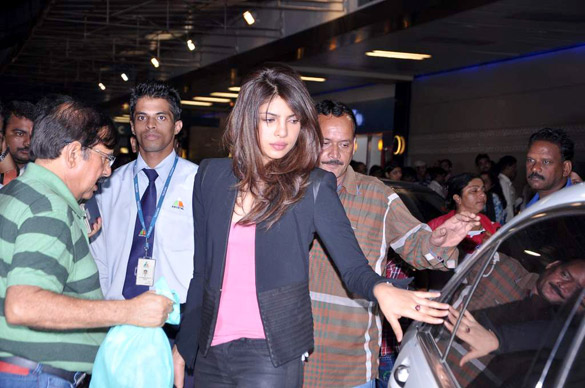 Priyanka Chopra clicked at airport