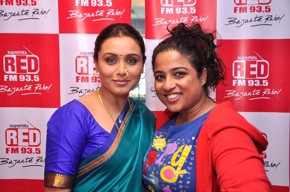 Rani Mukherjee promotes AIYYAA at Red FM Station