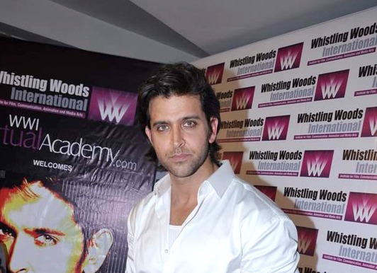 Hrithik snapped at Whistling Woods