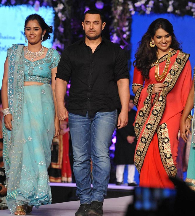 Aamir Khan walks the ramp for a social cause