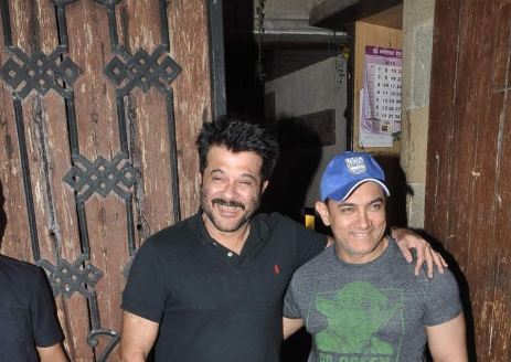 Aamir Khan visits Anil Kapoor's place