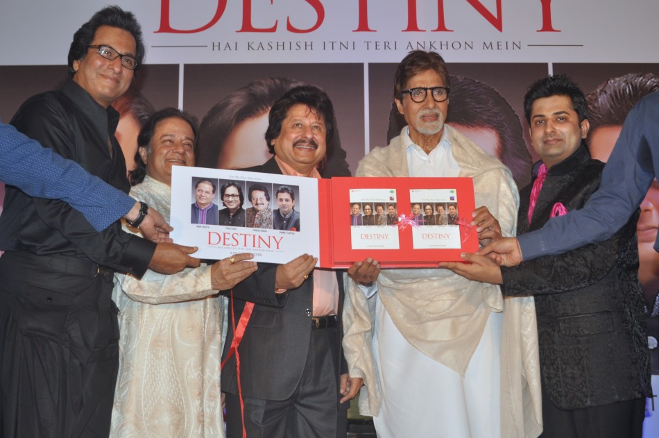 Amitabh Bachchan At a Music Album Launch
