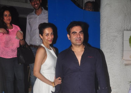 Arbaaz Khan and Malaika Arora Khan snapped at a restaurant