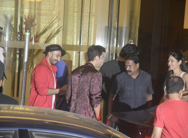 Ranveer, Ranbir, Katrina and others at Arjun Kapoor's birthday bash