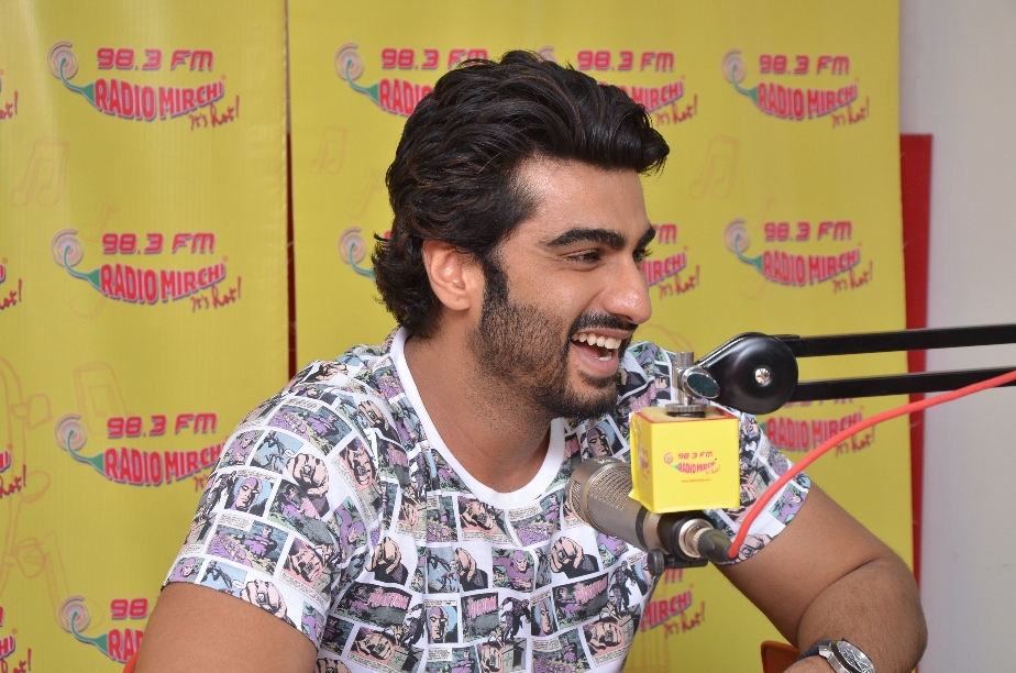 Arjun Kapoor promotes 'Ki & Ka' at a radio station