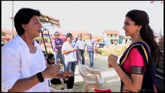 Shahrukh Deepika & Rohit on sets of CHENNAI EXPRESS