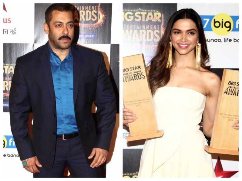Salman Khan, Deepika Padukone and others at Big Star Entertainment Awards 2015