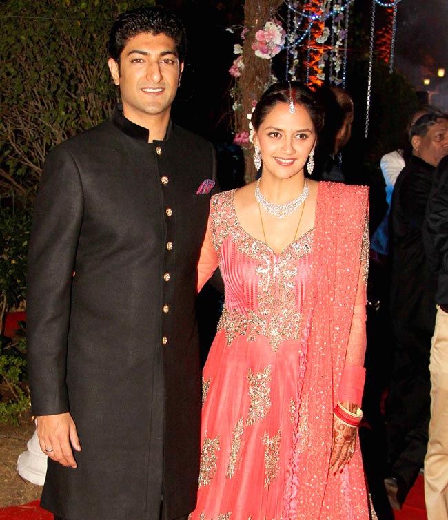 Bollywood celebs at Ahana Deol's wedding reception