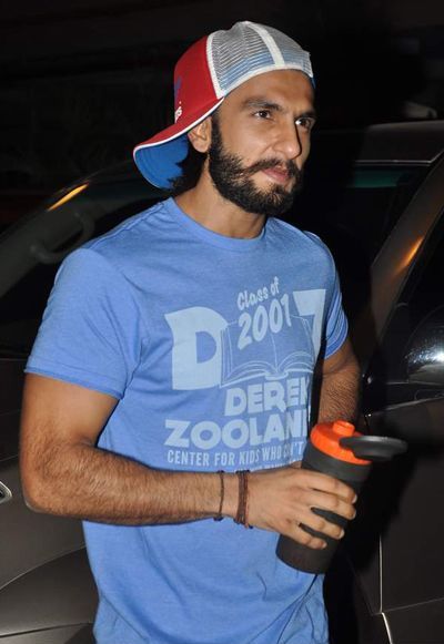 Ranveer Singh snapped in parking