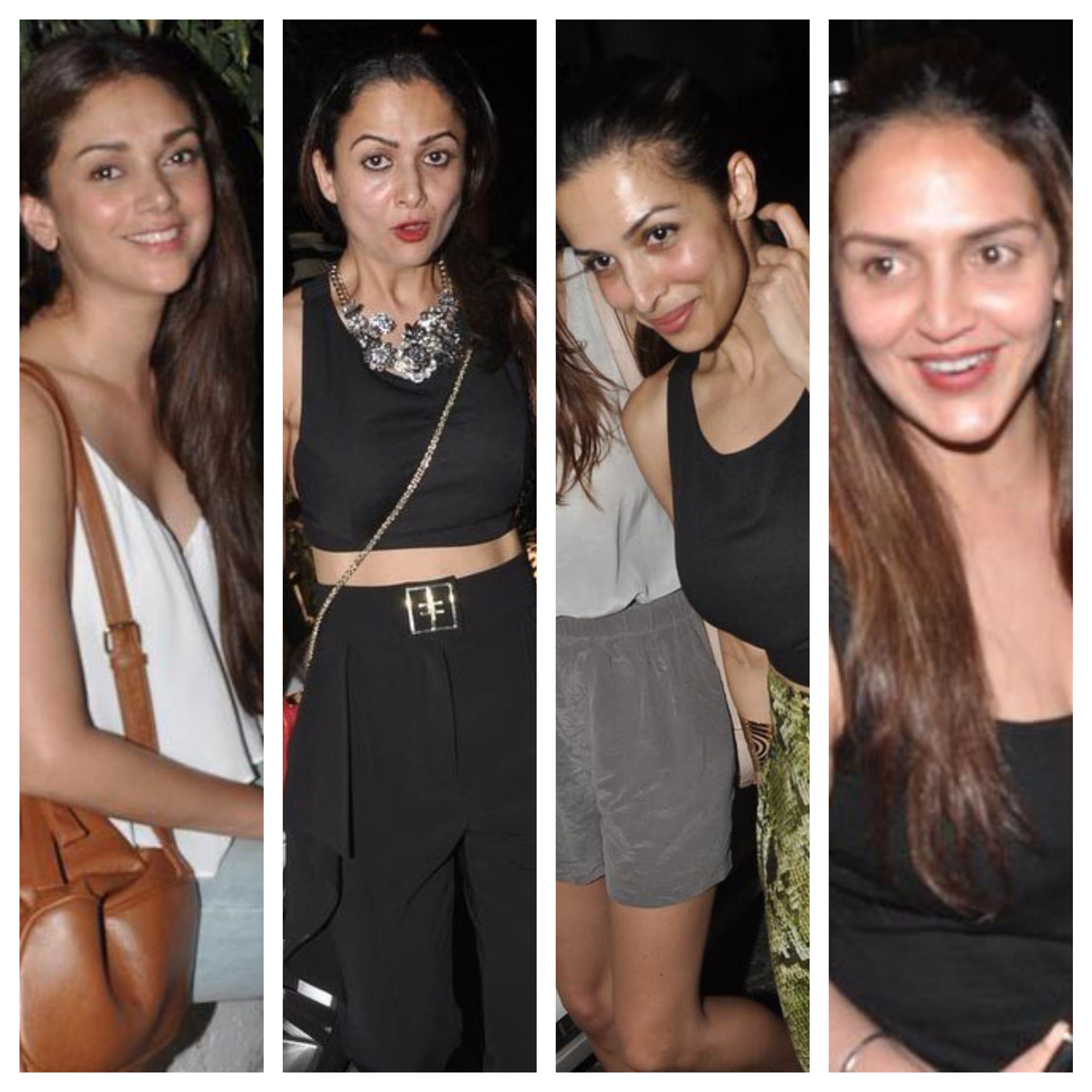 Spotted: Malaika and Amrita Arora, Esha Deol, Aditi Rao Hydari