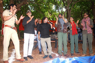 Get arrested event to promote CHAKRAVYUH