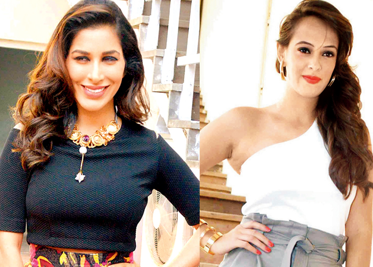 Sophie Choudry, Hazel Keech and others at the press meet of 'Dharam Sankat Mein'