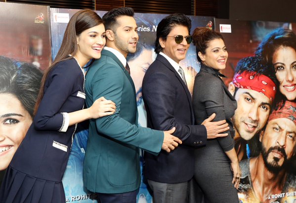 SRK, Kajol, Varun and Kriti promote 'Dilwale' in London