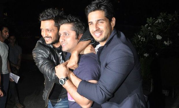 Sidharth, Riteish and Mohit at Ek Villain party