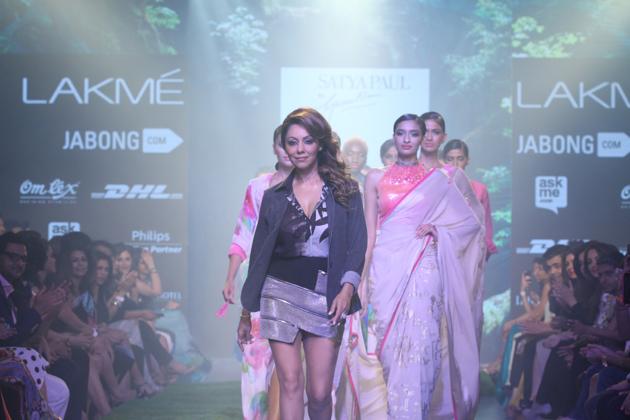 Gauri Khan showcases her Satya Paul collection at Lakme Fashion Week