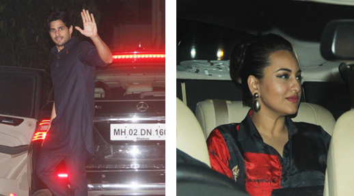 Sidharth Malhotra, Sonakshi Sinha and others attend Hrithik Roshan's Diwali party
