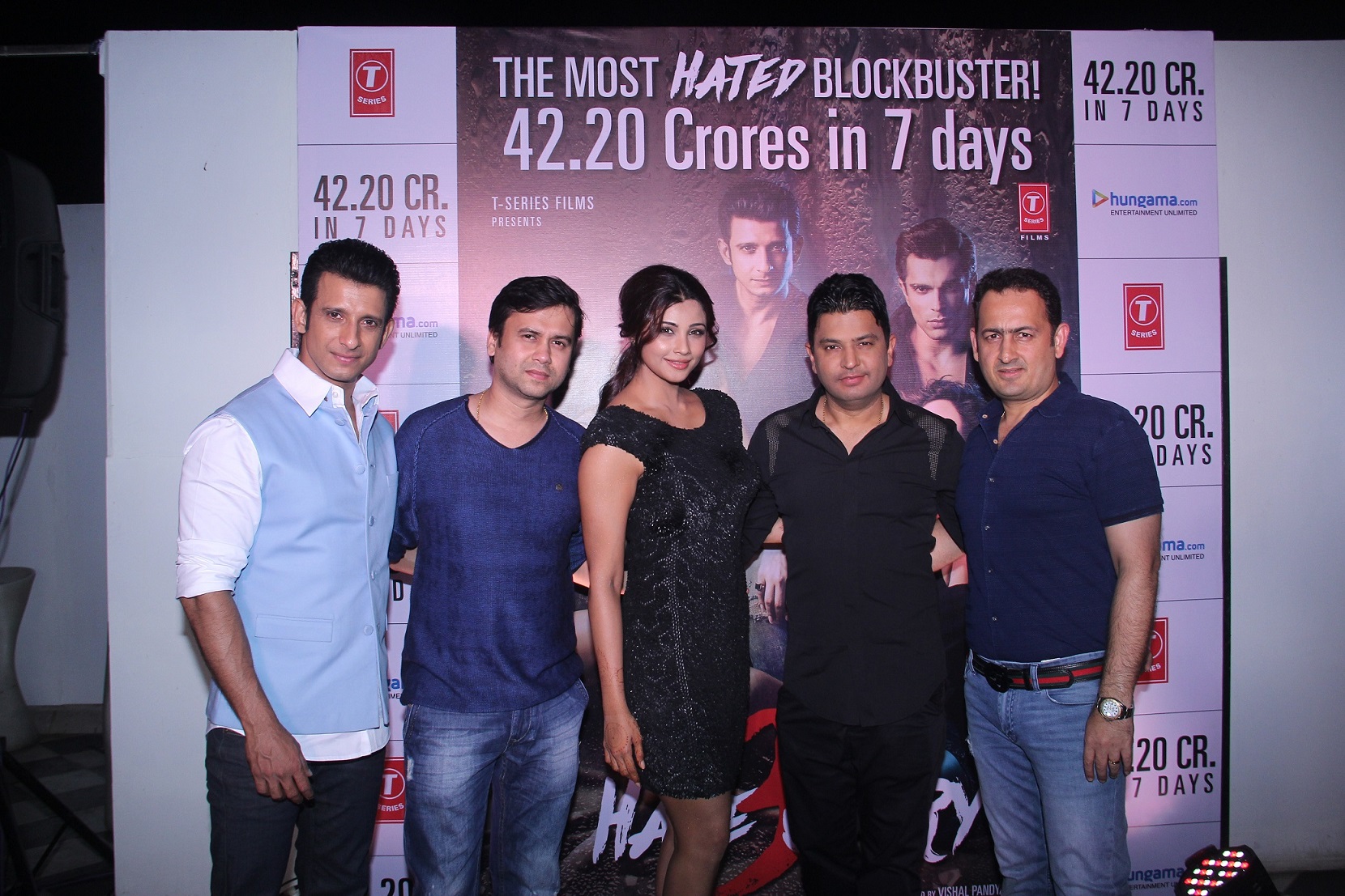 Daisy Shah, Sharman Joshi, Zareen Khan and others at the success party of 'Hate Story 3'