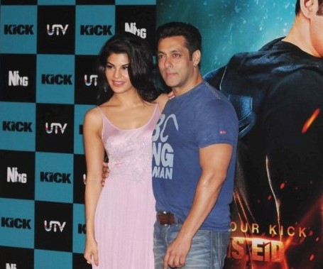 Salman Khan and Jacqueline Fernandez at Jumme Ki Raat, Kick song launch