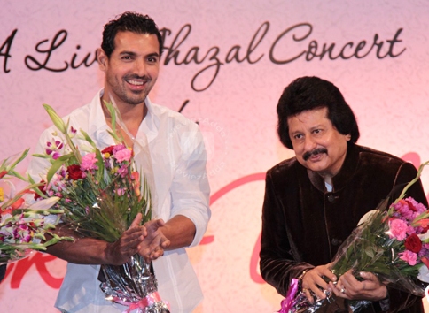 John Abraham launches new album of Pankaj Udhas