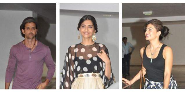 Hrithik Roshan, Sonam Kapoor, Jacqueline Fernandez attend Karan Johar's party