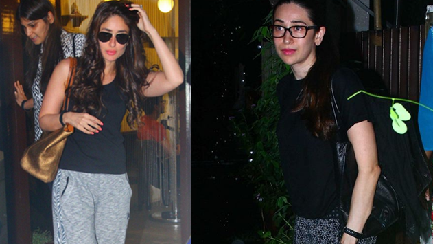 Kareena Kapoor and Karisma Kapoor snapped at a salon