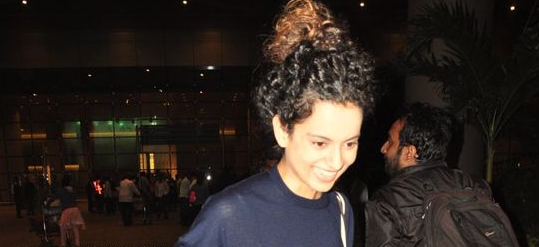 Kangana Ranaut spotted at the airport