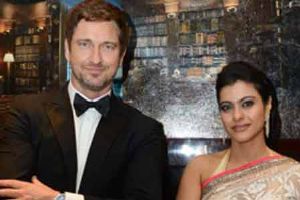 Kajol and Gerard Butler in an event