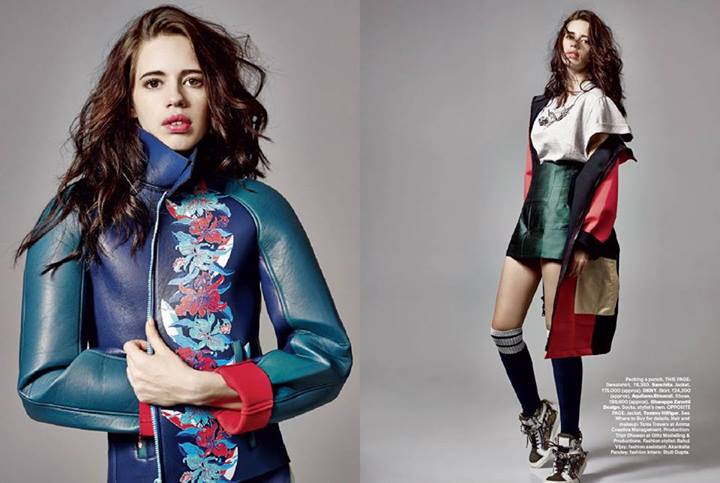 Kalki Koechlin in the May 2014 issue of Harper's Bazaar