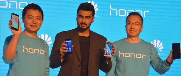Arjun Kapoor at the launch of a mobile phone