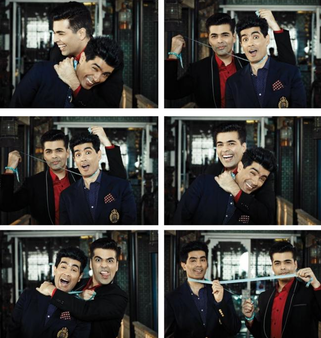 Karan Johar and Manish Malhotra's photoshoot for Hi Blitz magazine