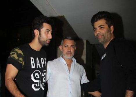 Karan Johar and Ranbir Kapoor visit ailing Aamir Khan
